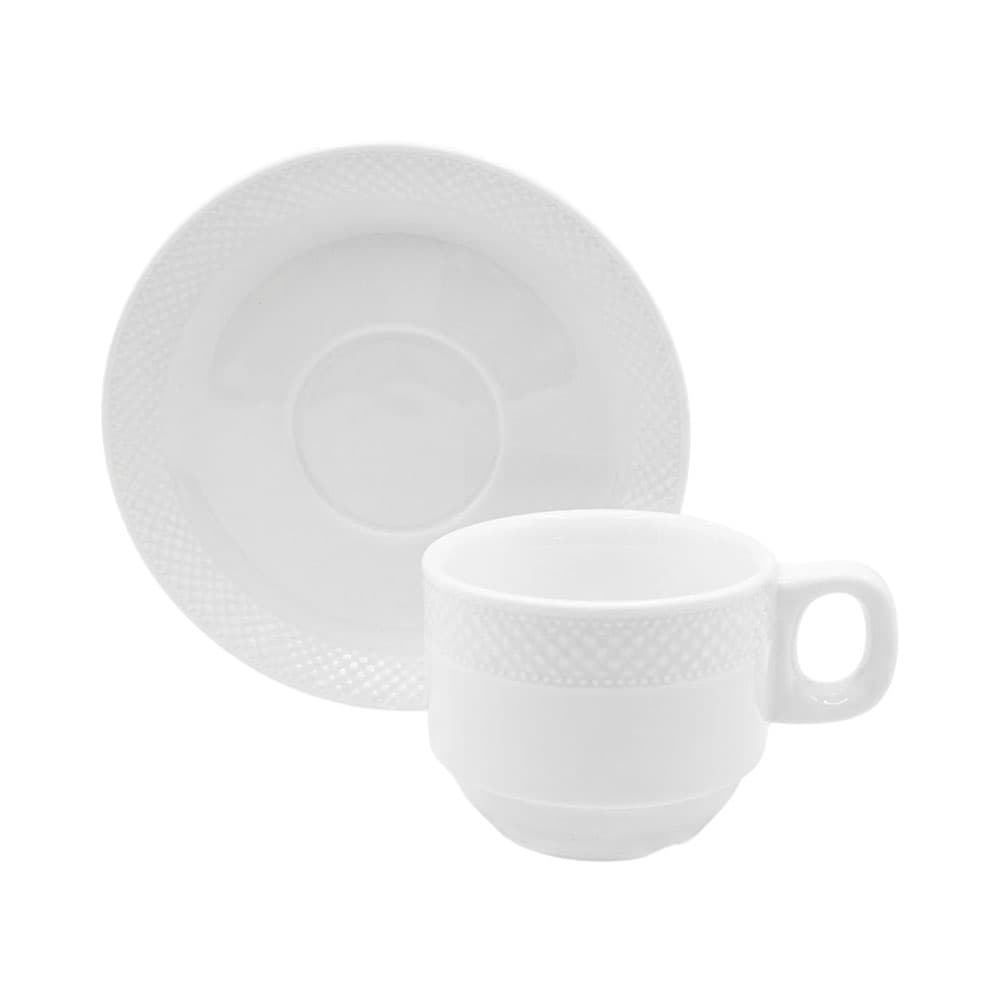 Anúncio: TAZA CON PLATO LIFE HOME TZ-23602 125ML BLANCO