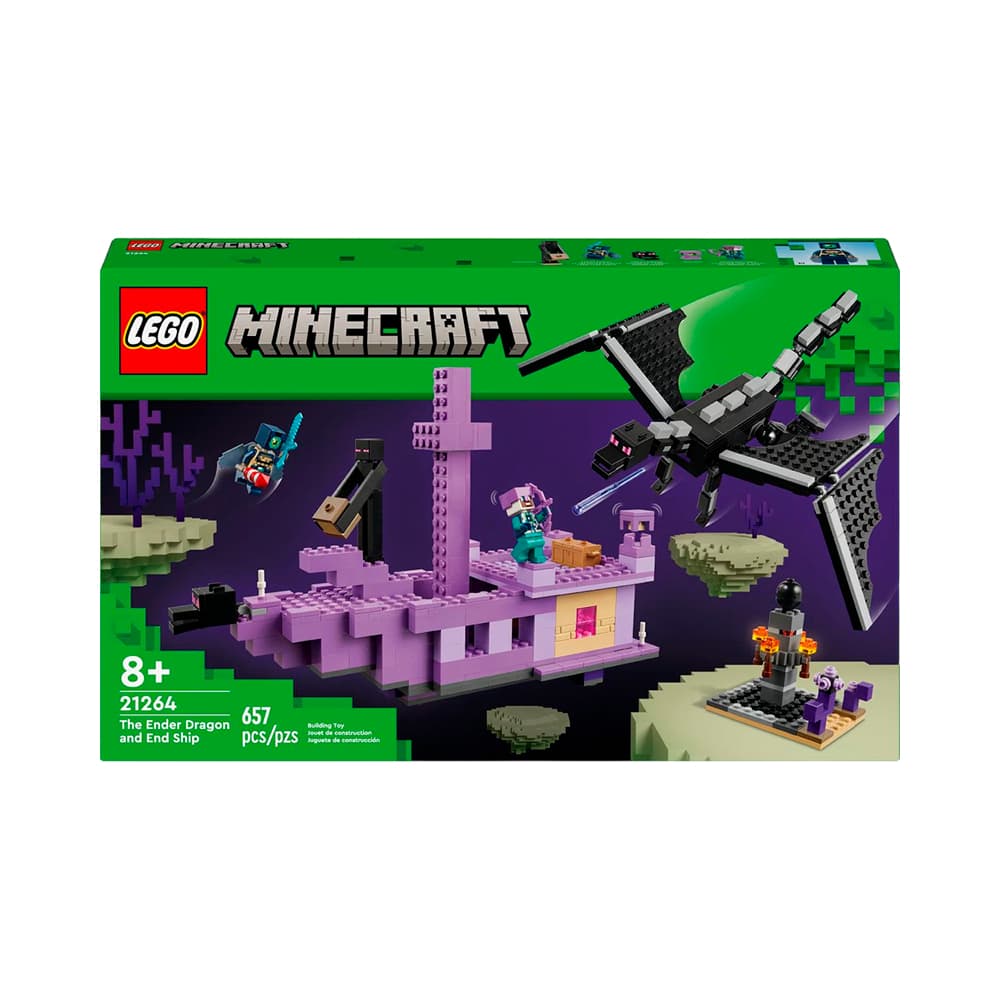 Anúncio: JUGUETE DE CONSTRUCCIÓN LEGO MINECRAFT THE ENDER DRAGON AND END SHIP 21264 657 PIEZAS