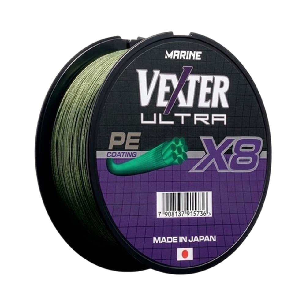 Anúncio: HILO DE PESCA MARINE VEXTER ULTRA X8 6,8KG 0.12MM 300M VERDE