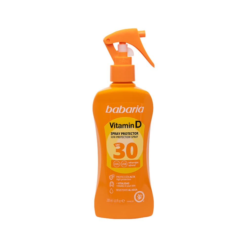 Anúncio: PROTECTOR SOLAR BABARIA SPRAY VITAMIN D SPF30 200ML