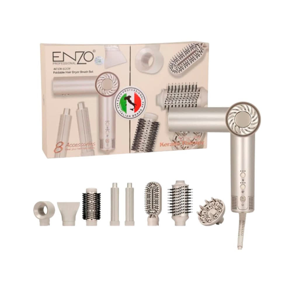 Anúncio: SET ENZO EN-6208 BRUSH DRYER 8-IN-1 220V
