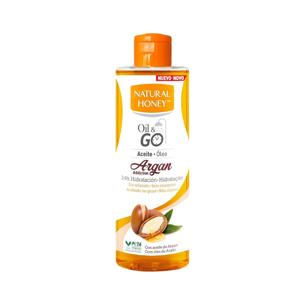Anúncio: ACEITE CORPORAL NATURAL HONEY OIL & GO ARGAN HIDRATACIÓN 250ML