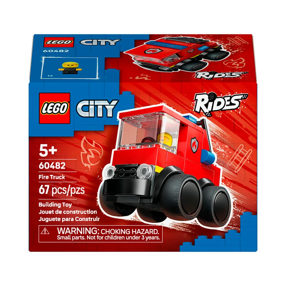 Anúncio: JUGUETE DE CONSTRUCCIÓN LEGO CITY RIDES FIRE TRUCK 60482 67 PIEZAS