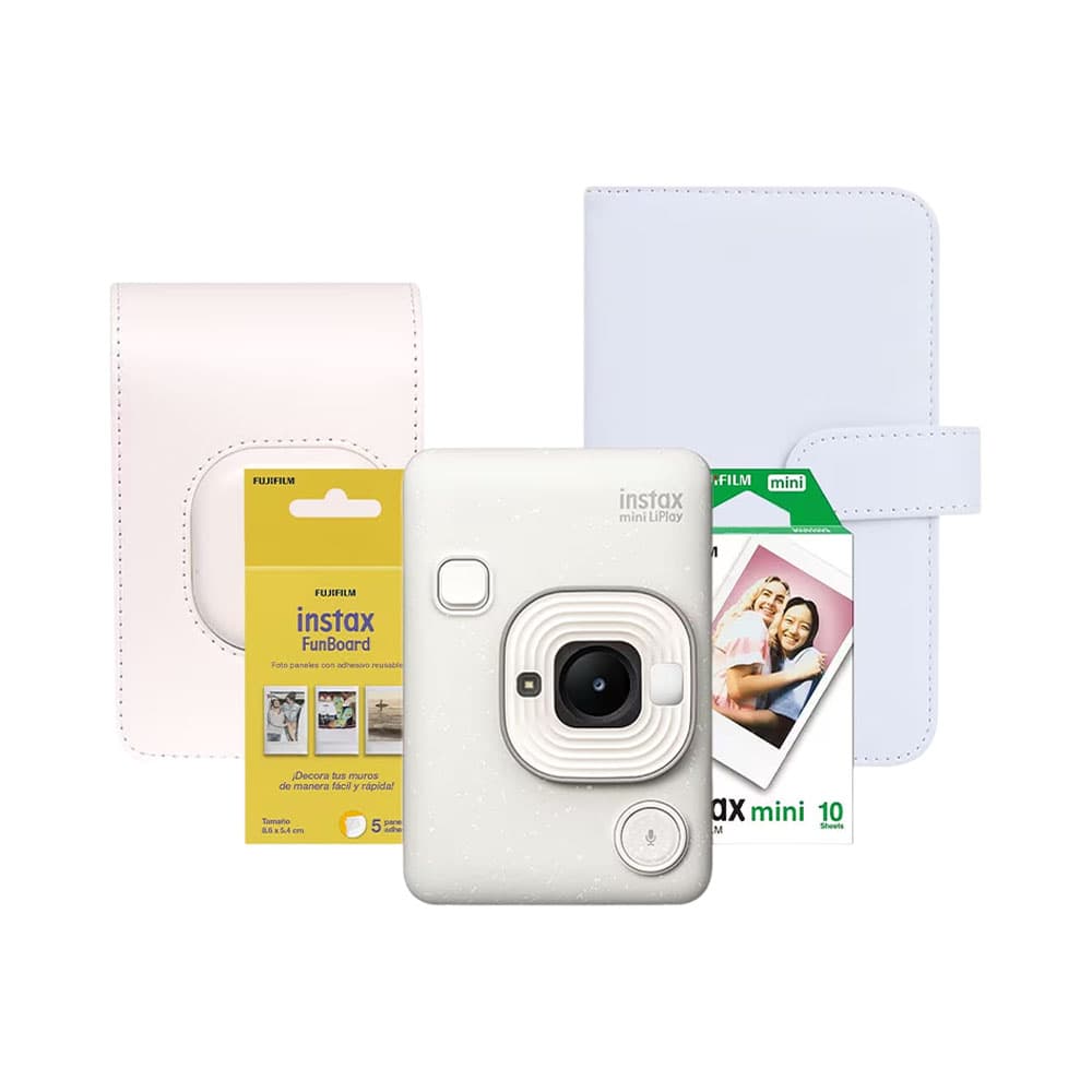 Anúncio: KIT FUJI CÁMARA INSTAX MINI LIPLAY WHITE