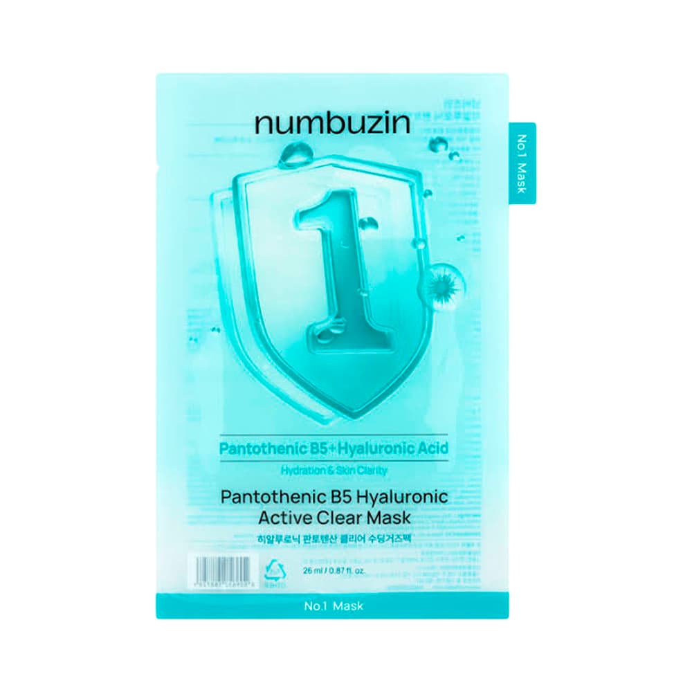 Anúncio: MASCARILLA FACIAL NUMBUZIN PANTOTHENIC B5 HYALURONIC ACTIVE CLEAR 26ML