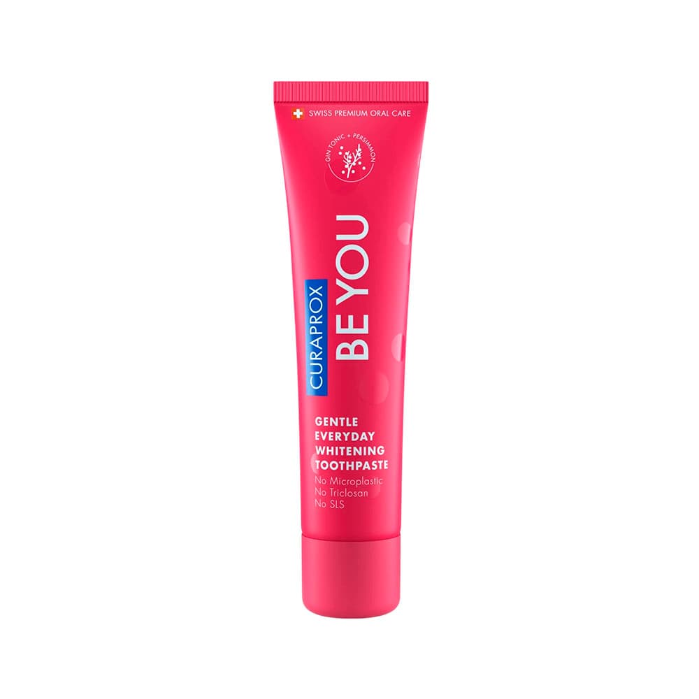 Anúncio: PASTA DENTAL CURAPROX BE YOU GENTLE EVERYDAY WHITENING GIN TONIC + PERSIMMON 60ML