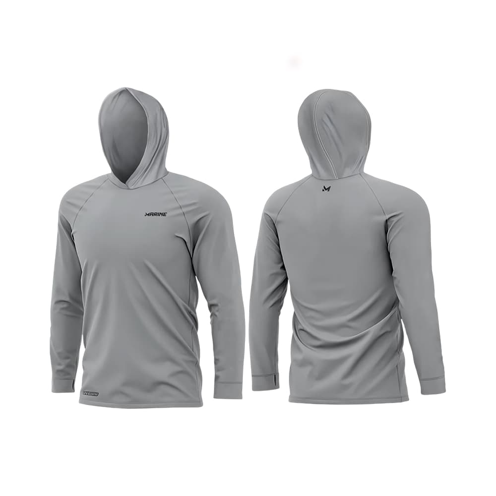 Anúncio: CAMISA DE PESCA MARINE PRIME POLIAMIDA CON CAPUCHA GRIS