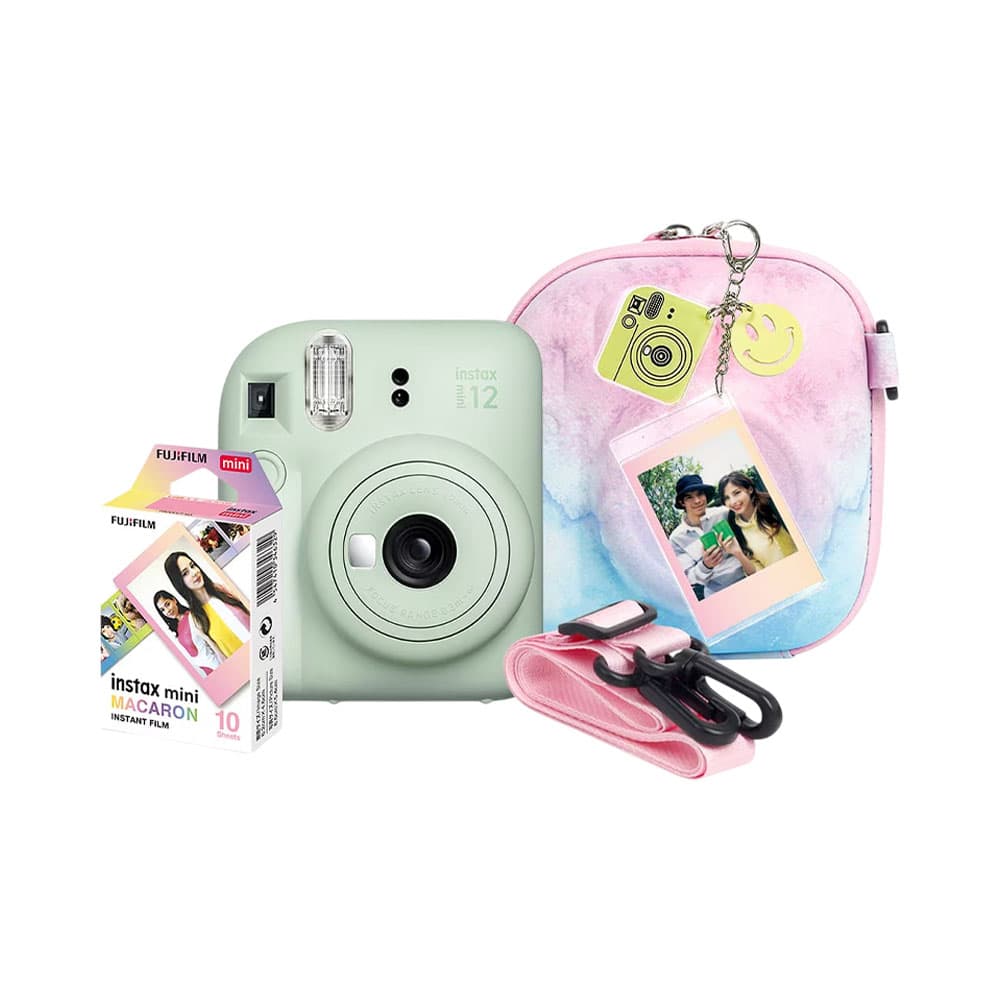 Anúncio: KIT CÁMARA INSTANTÁNEA FUJI INSTAX MINI 12 GREEN