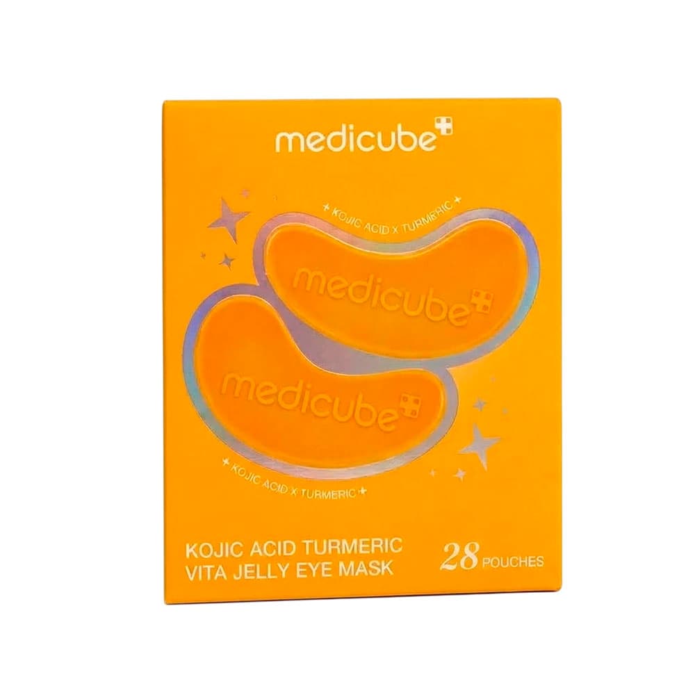 Anúncio: MASCARILLA PARA CONTORNO DE OJOS MEDICUBE KOJIC ACID TURMERIC VITA JELLY 28 PARES