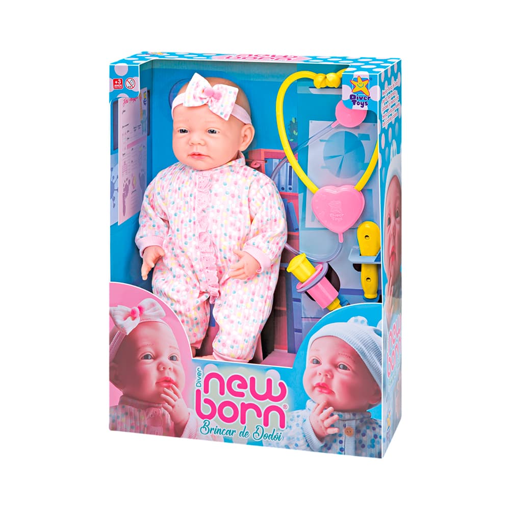 Anúncio: MUÑECA NEW BORN BRINCAR DE DODÕI DIVER TOYS 8336