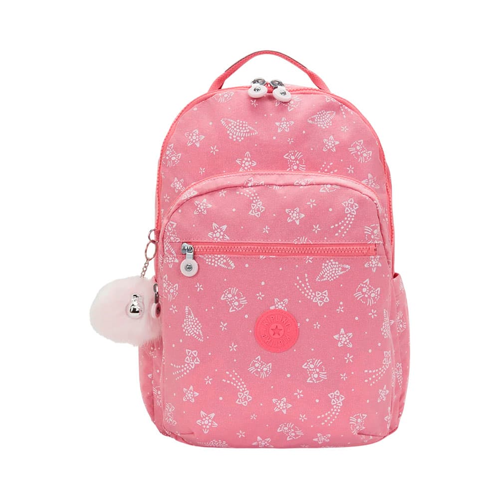 Anúncio: MOCHILA KIPLING SEOUL LAP GLITTER CATS