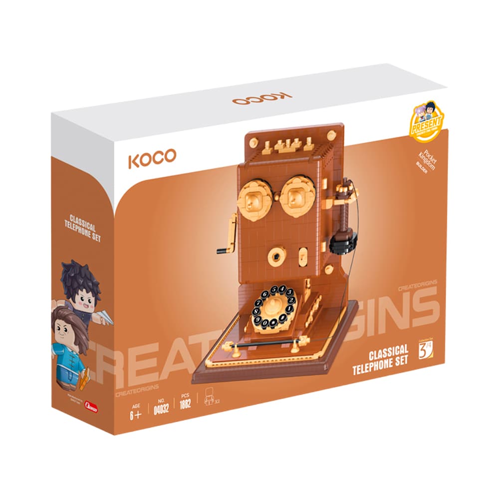 Anúncio: JUGUETE DE CONSTRUCCIÓN NASA KOCO CLASSICAL TELEPHONE SET 04032 1882 PIEZAS