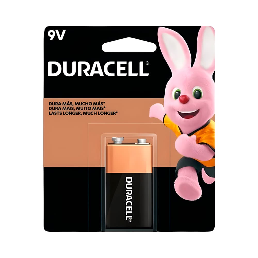 Anúncio: BATERÍA ALCALINA DURACELL MN1604 6LR61 9V 1 UNIDAD