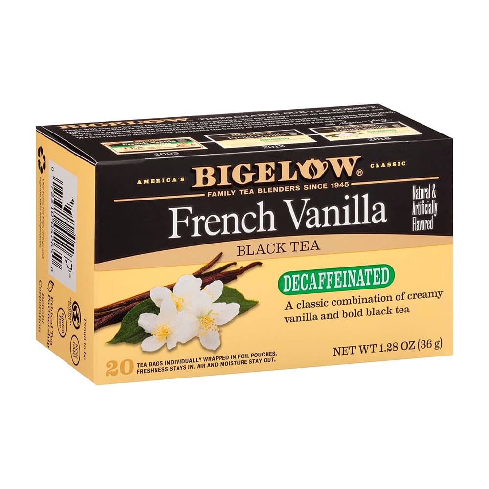 Anúncio: TÉ NEGRO BIGELOW VAINILLA FRANCESA SIN CAFEÍNA 20 BOLSITAS