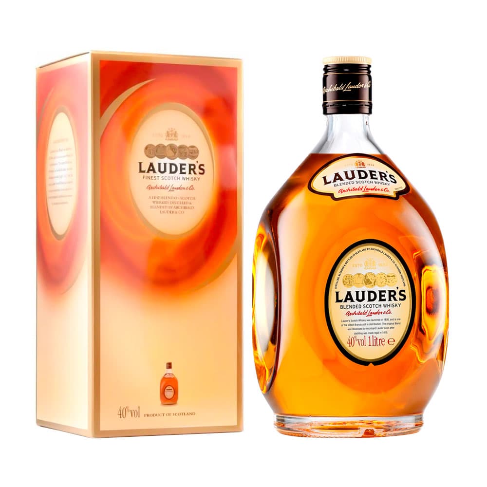 Anúncio: WHISKY LAUDER'S  BLENDED SCOTCH 8 AÑOS 1L