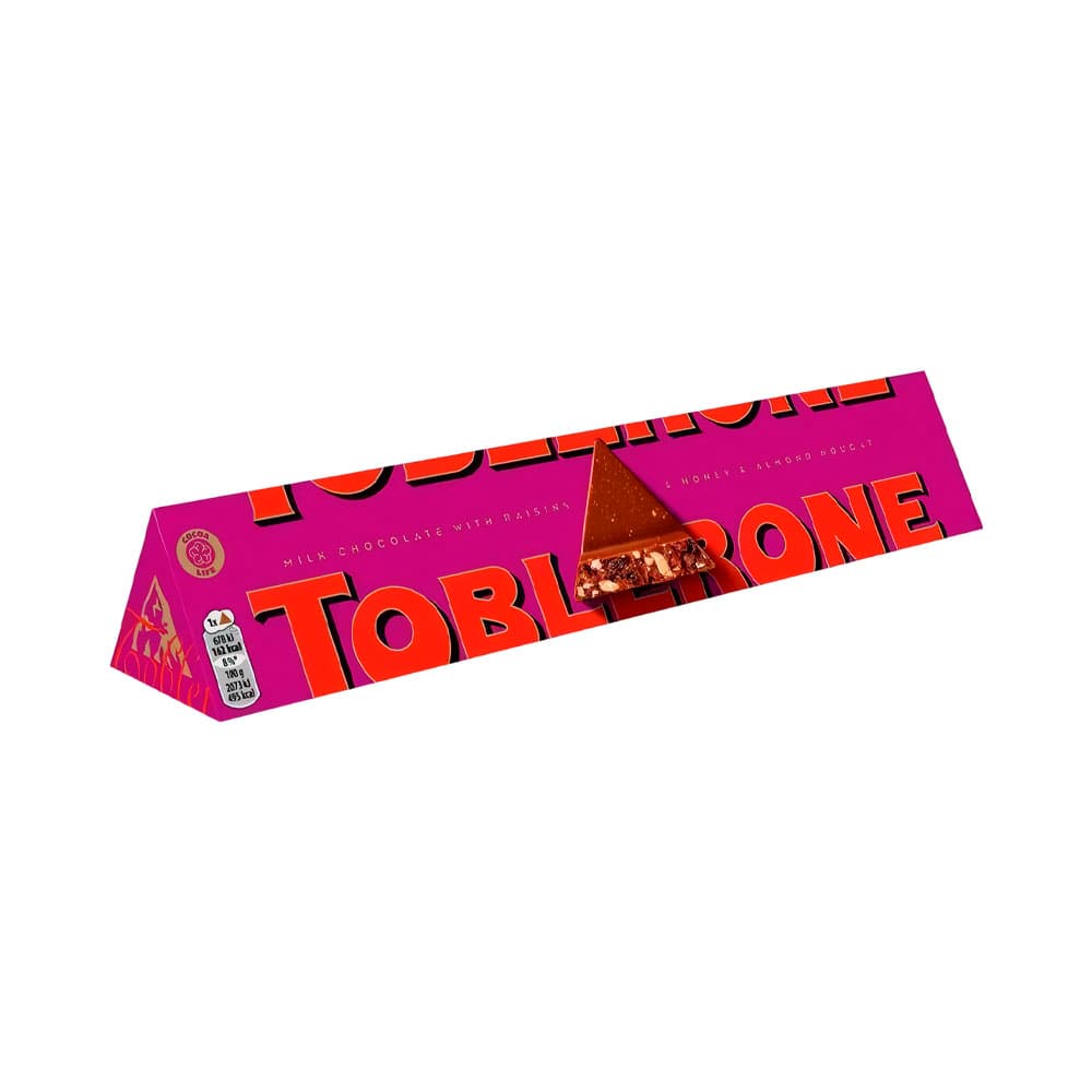 Anúncio: CHOCOLATE TOBLERONE FRUIT & NUT 100GR