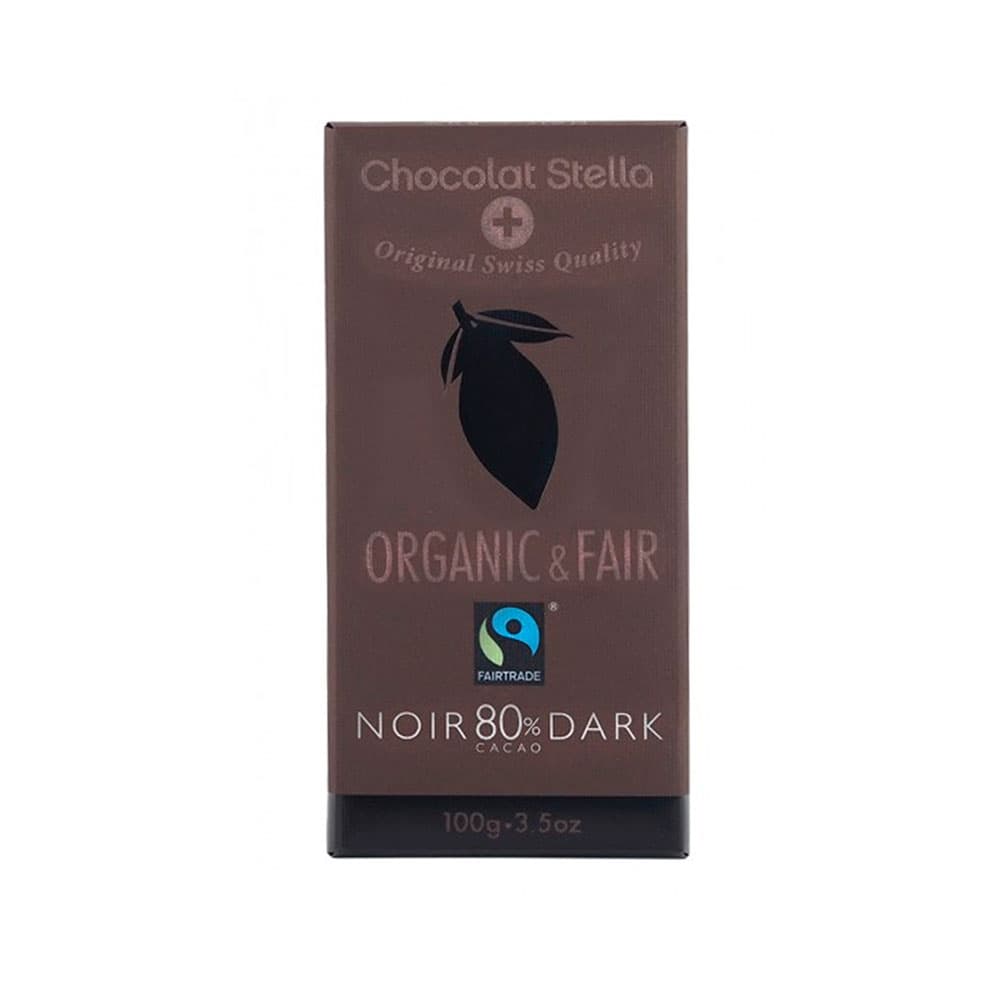 Anúncio: CHOCOLATE STELLA ORGANIC & FAIR 80% CACAO 100G