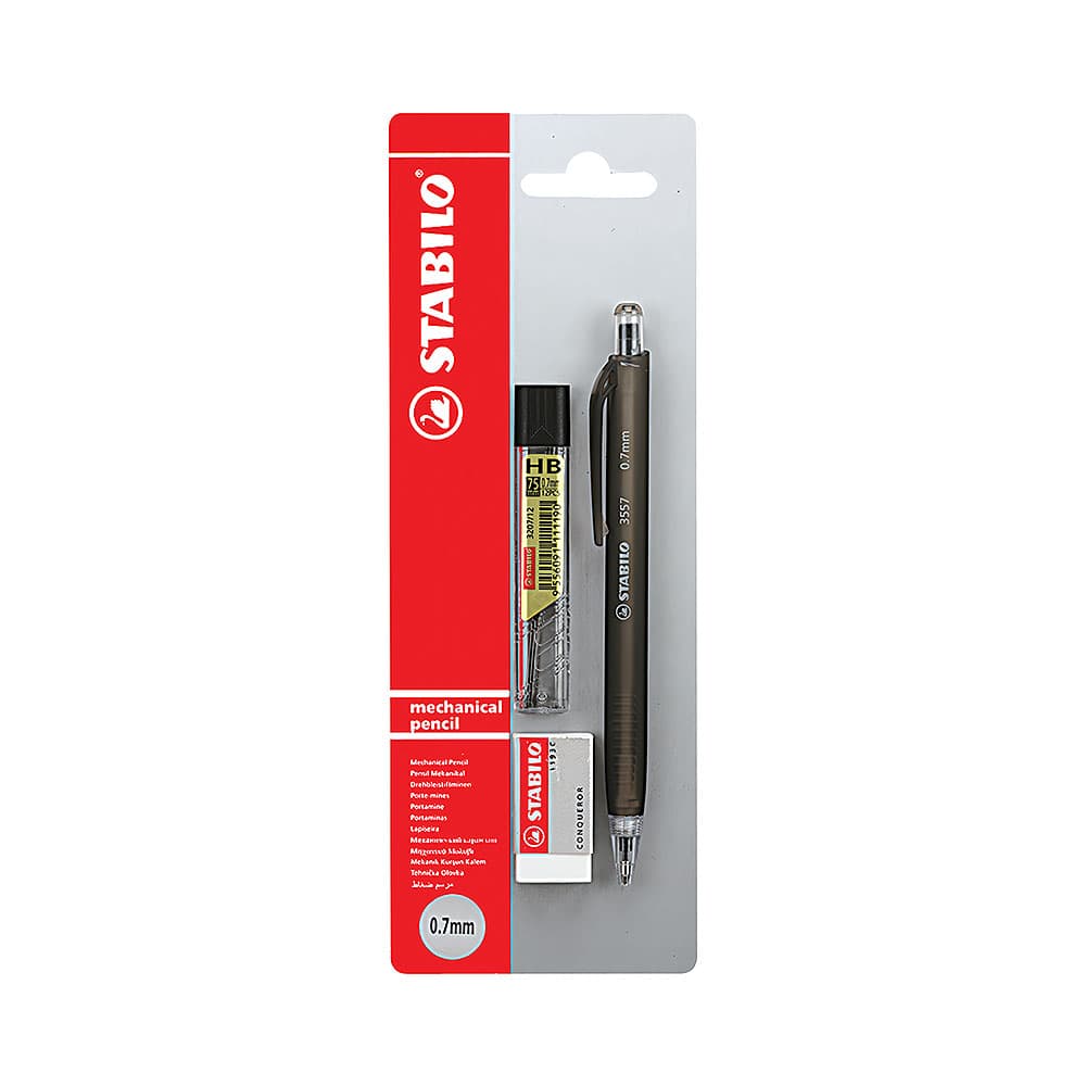 Anúncio: KIT PORTAMINAS + BORRADOR STABILO 3557 0.7 MM SURTIDO 1 PIEZA