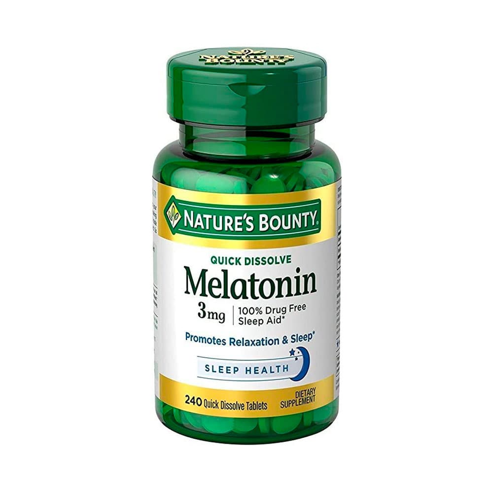 Anúncio: Melatonin Nature's Bounty 3mg 240 Tabs