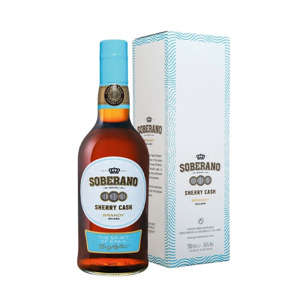 Anúncio: BRANDY SOBERANO SHERRY CASCK SOLERA 700ML