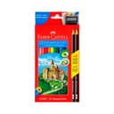 Anúncio: ECOLÁPICES DE COLOR FABER CASTELL 120112+2G + SACAPUNTAS 12 + 2 UNIDADES