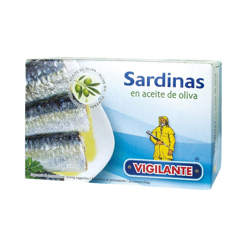 Anúncio: VIGILANTE SARDINAS EN ACEITE OLIVA 120G