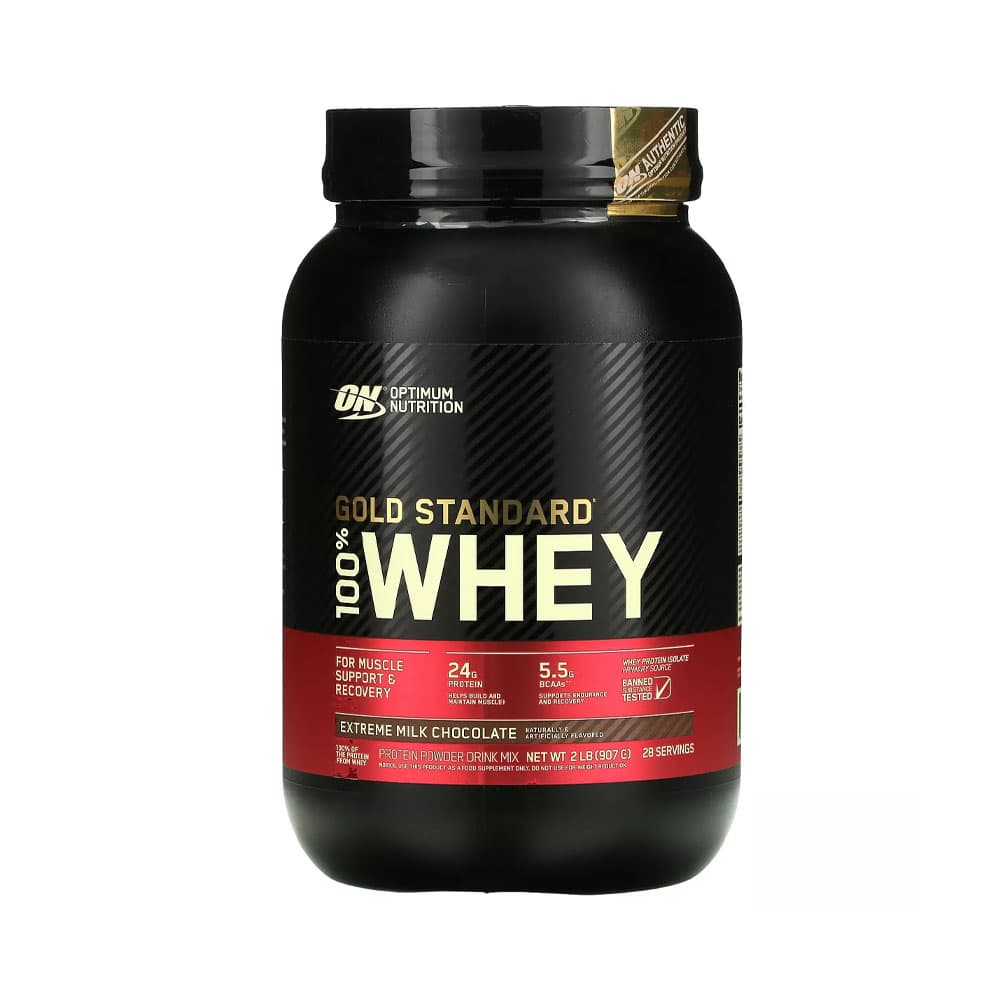Anúncio: Proteina Gold Standard 100% Whey Optimum Nutrition Milk Chocolate 2lb 907g
