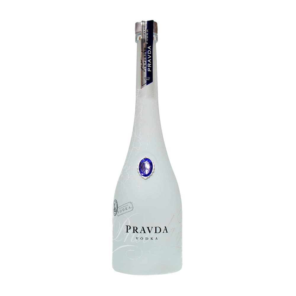 Anúncio: Vodka Pravda 750ml