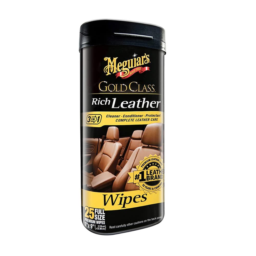 Anúncio: LIMPIADOR Y ACONDICIONADOR DE CUERO 3EN1 MEGUIARS GOLD CLASS RICH LEATHER TOALLAS G10900