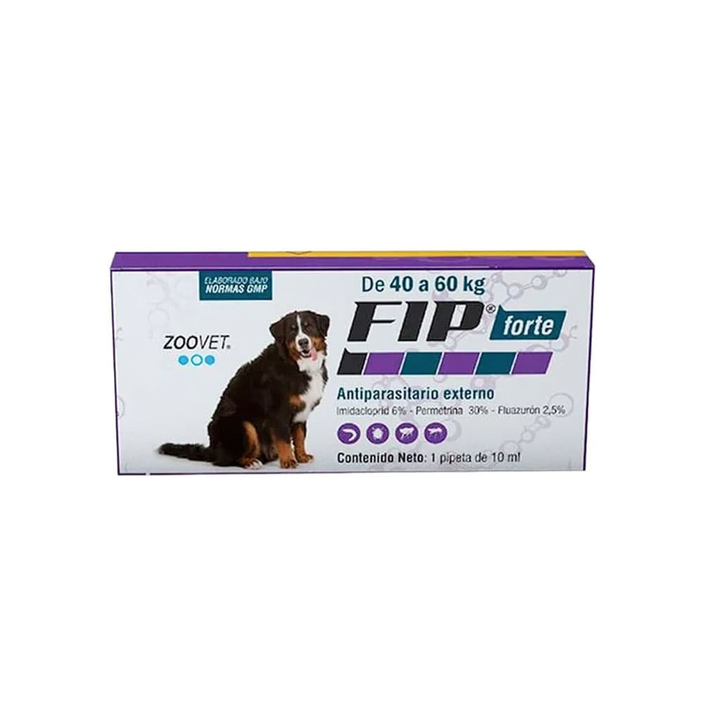 Anúncio: ANTIPARASITARIO FIP FORTE 40KG-60KG 10ML