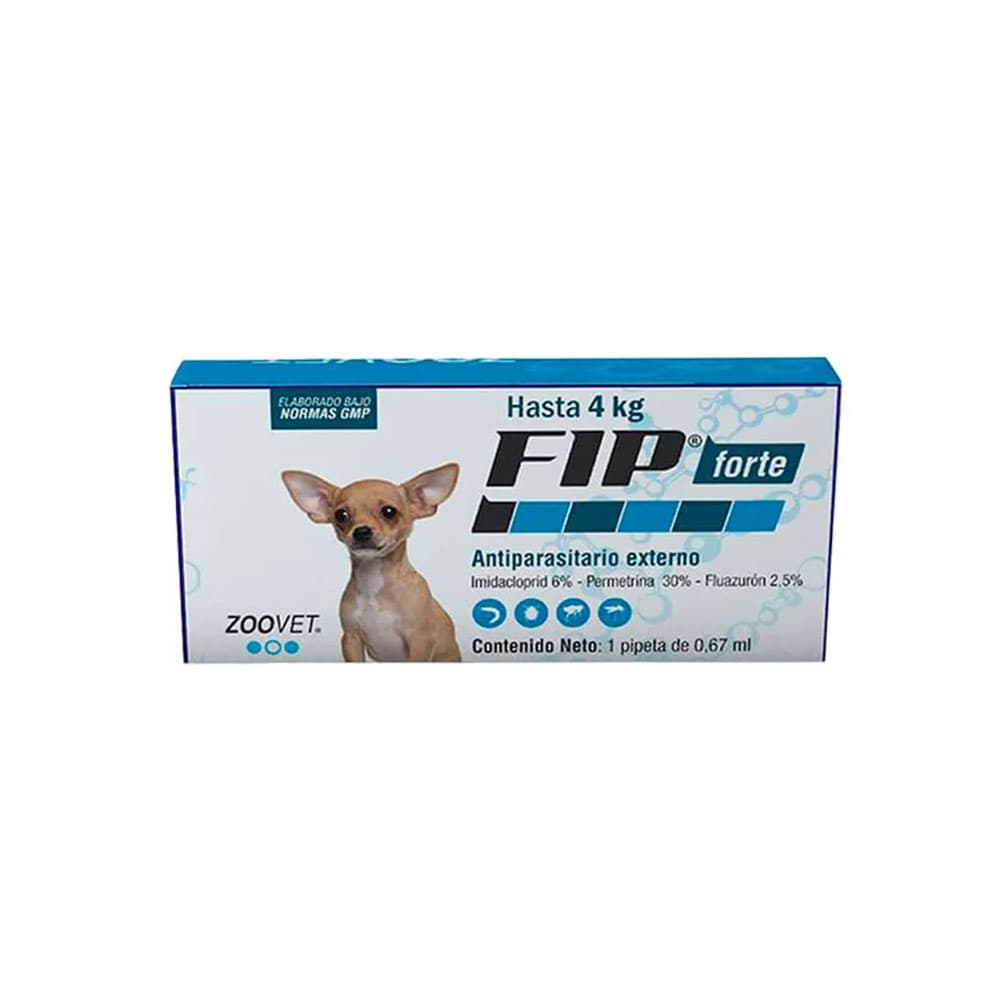 Anúncio: ANTIPARASITARIO FIP FORTE 4KG 0.67ML