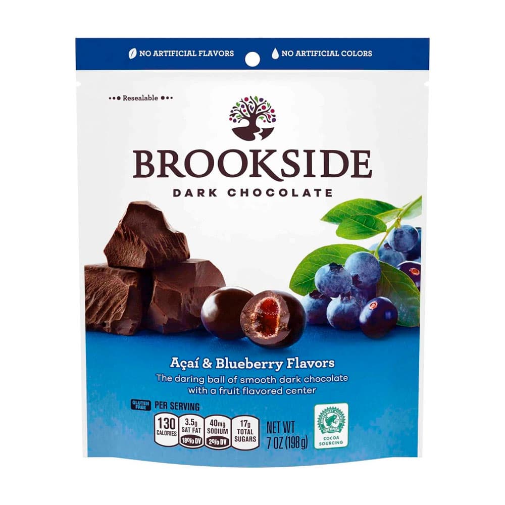 Anúncio: Chocolate Brookside Dark Açai & Blueberry 198g