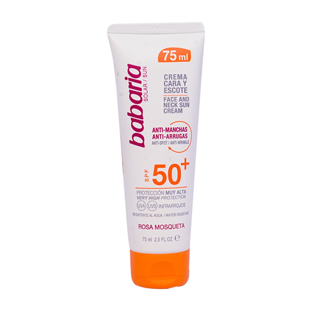 Anúncio: Protector Solar Facial Babaria Rosa Mosqueta Spf50 75ml