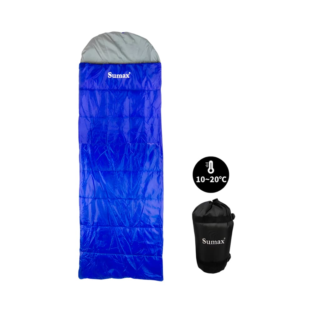Anúncio: SACO DE DORMIR SUMAX SACO-2 75X220CM AZUL/GRIS
