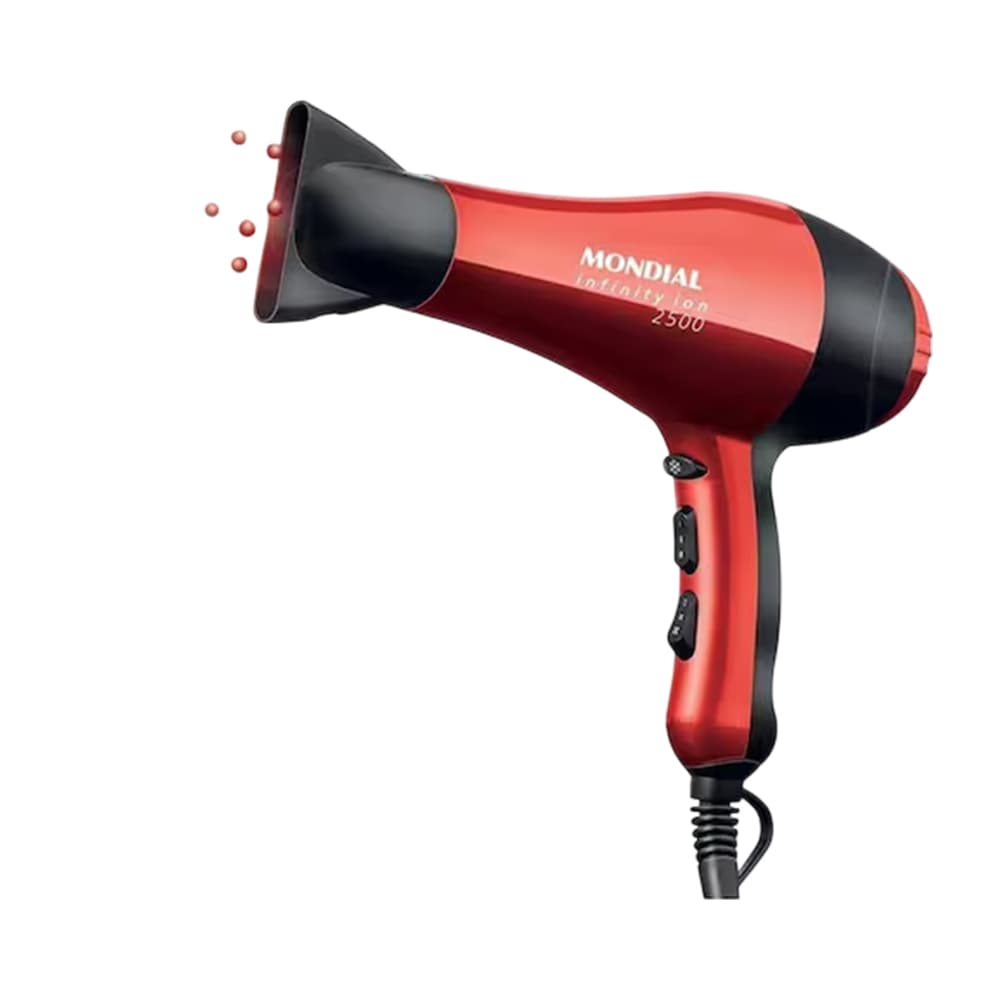Anúncio: SECADOR DE CABELO MONDIAL INFINITY 2500 SC-12 110V