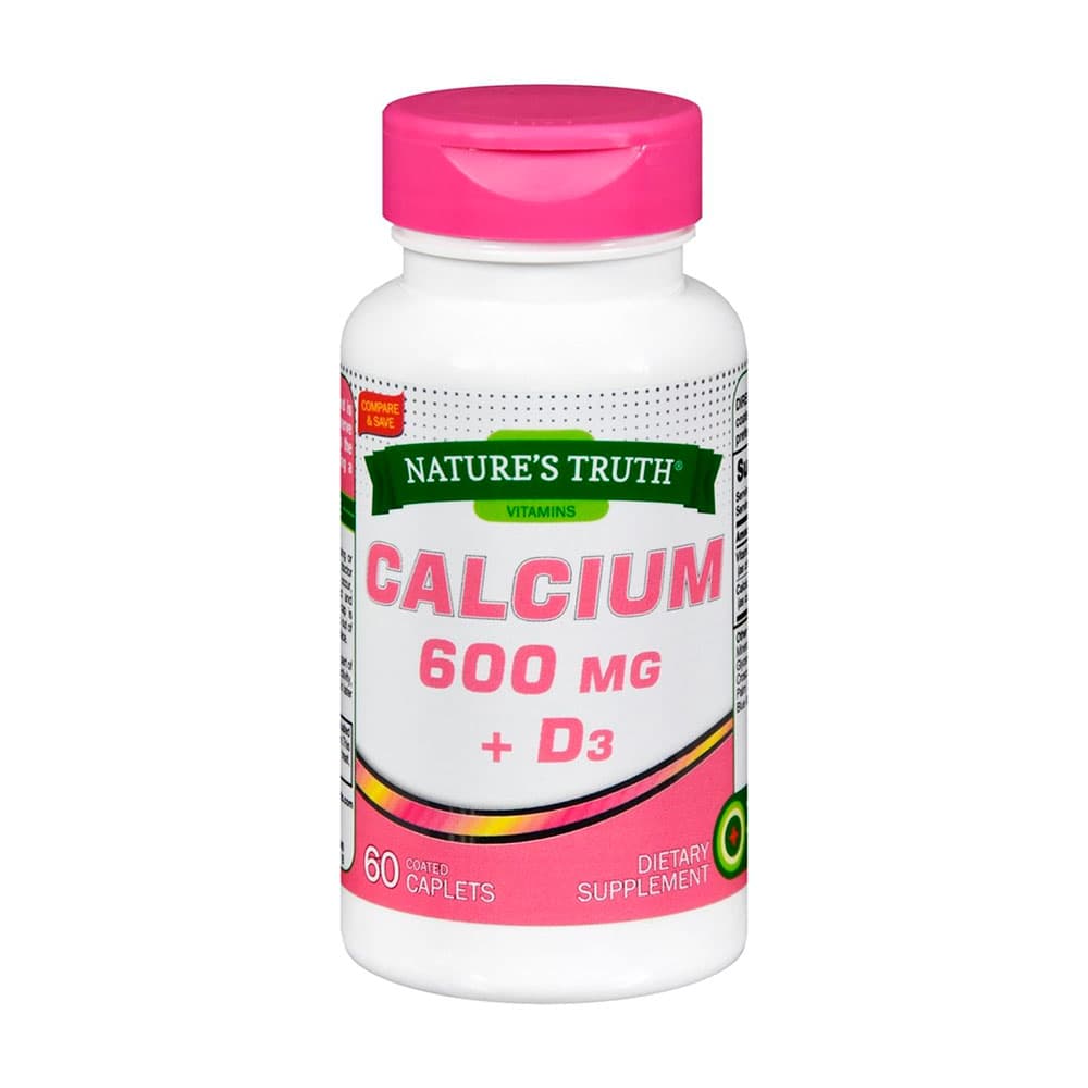 Anúncio: Calcium 600mg + Vitamina D3 Nature's Truth 60 Capsulas