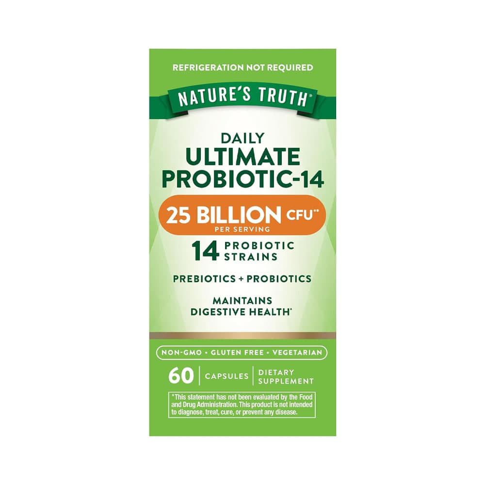 Anúncio: VITAMINA NATURE'S TRUTH PROBIOTIC 25 BILLION 60 CÁPSULAS