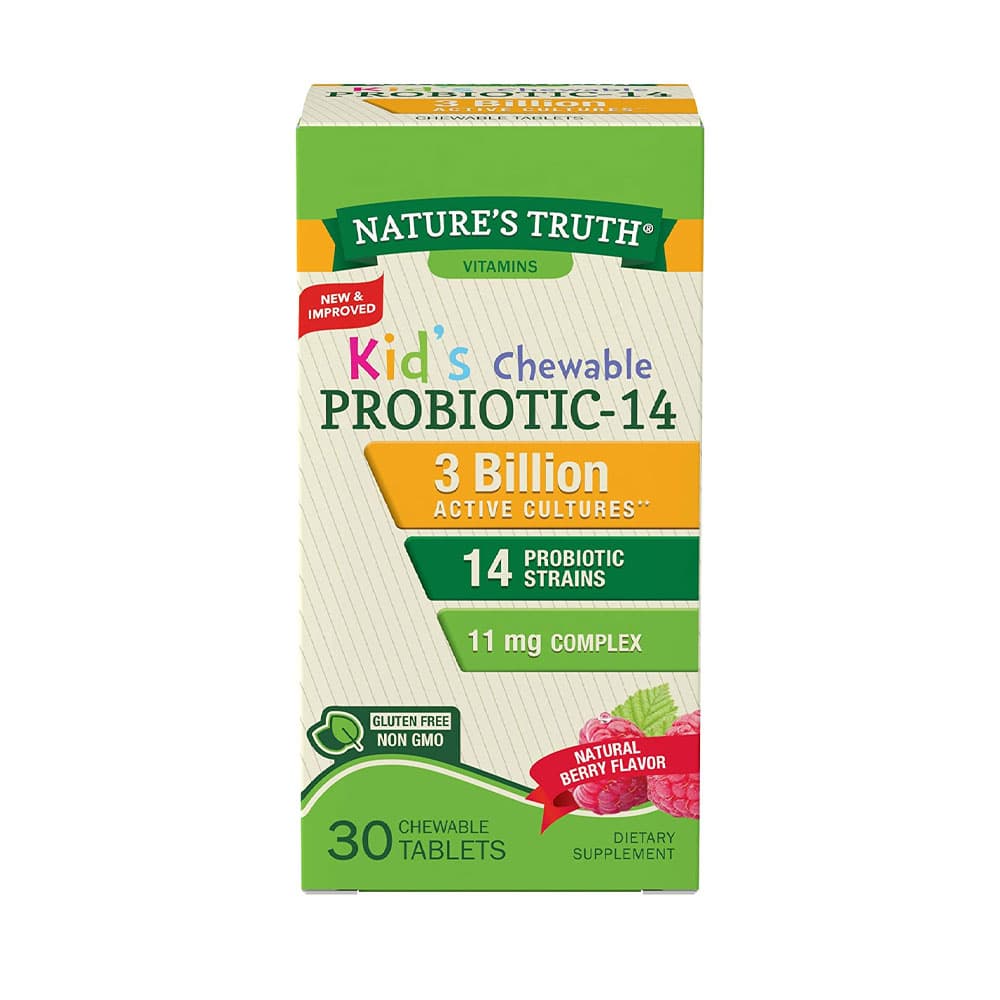 Anúncio: Probiotic-10 Nature's Truth 3 Billion Kids Chewable  30 Tabs