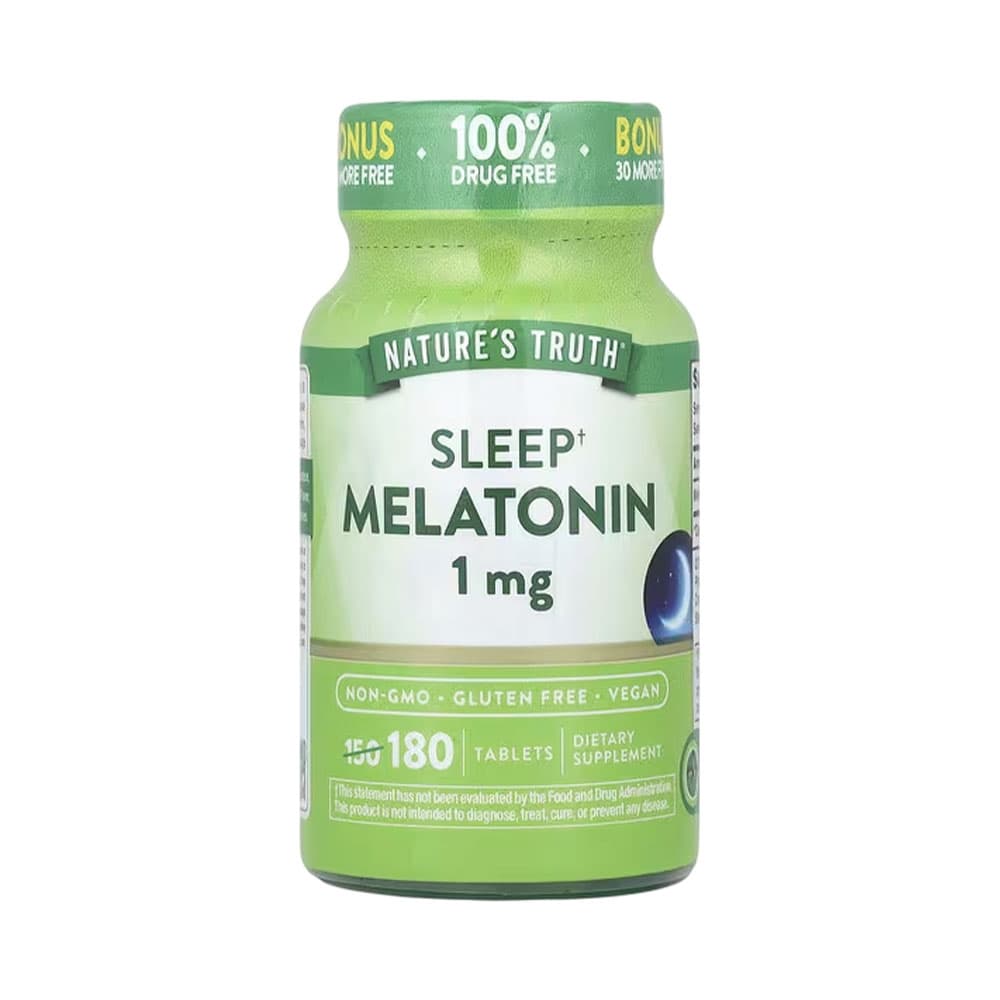 Anúncio: Melatonin Nature's Truth 1mg 180 Tabs
