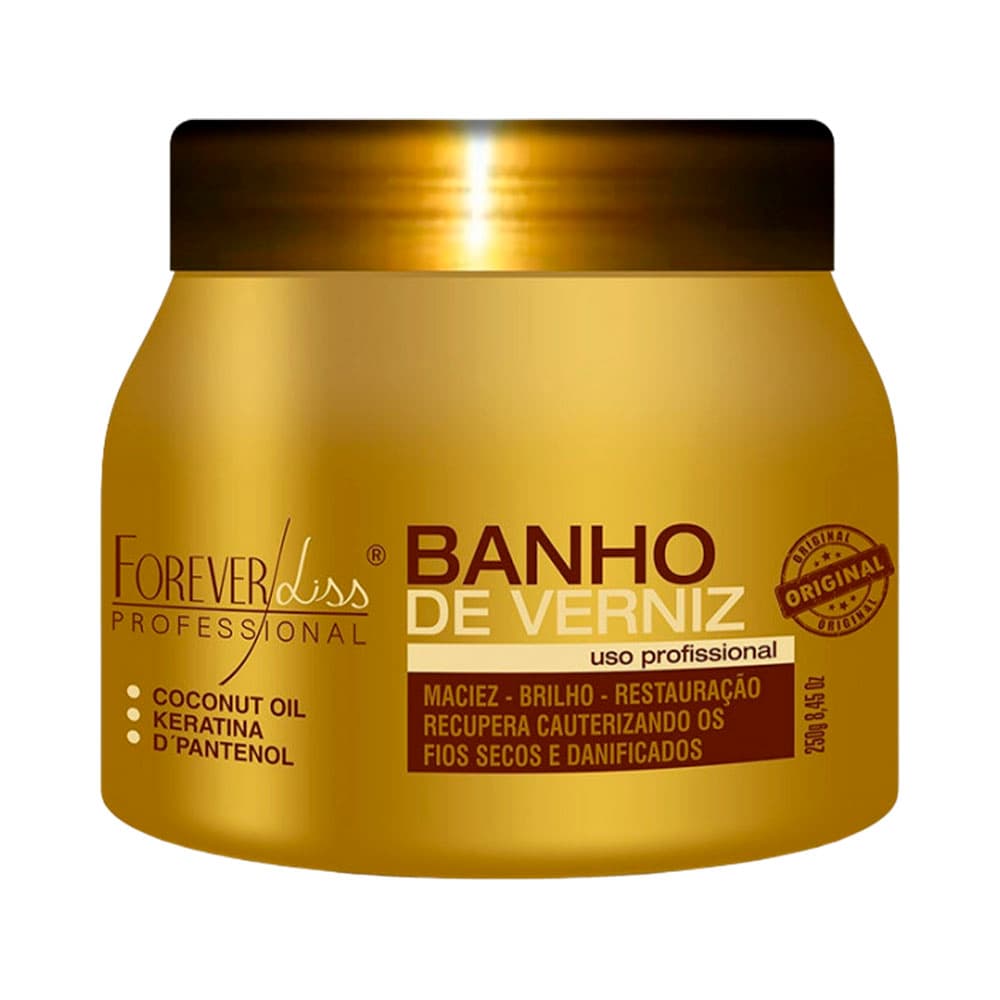 Anúncio: MÁSCARA FOREVER LISS BAÑO DE VERNIZ 250GR