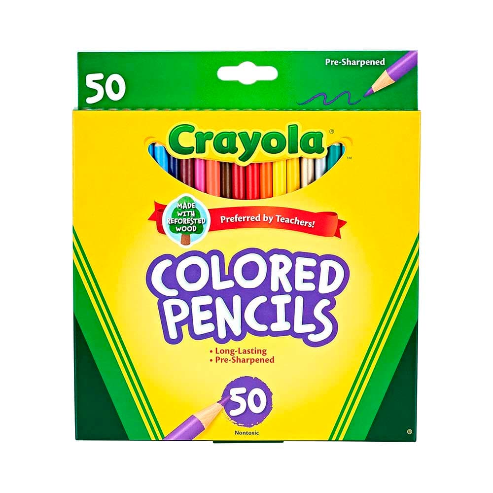 Anúncio: LÁPICES DE COLORES CRAYOLA COLORED PENCILS 68-4050 50 UNIDADES
