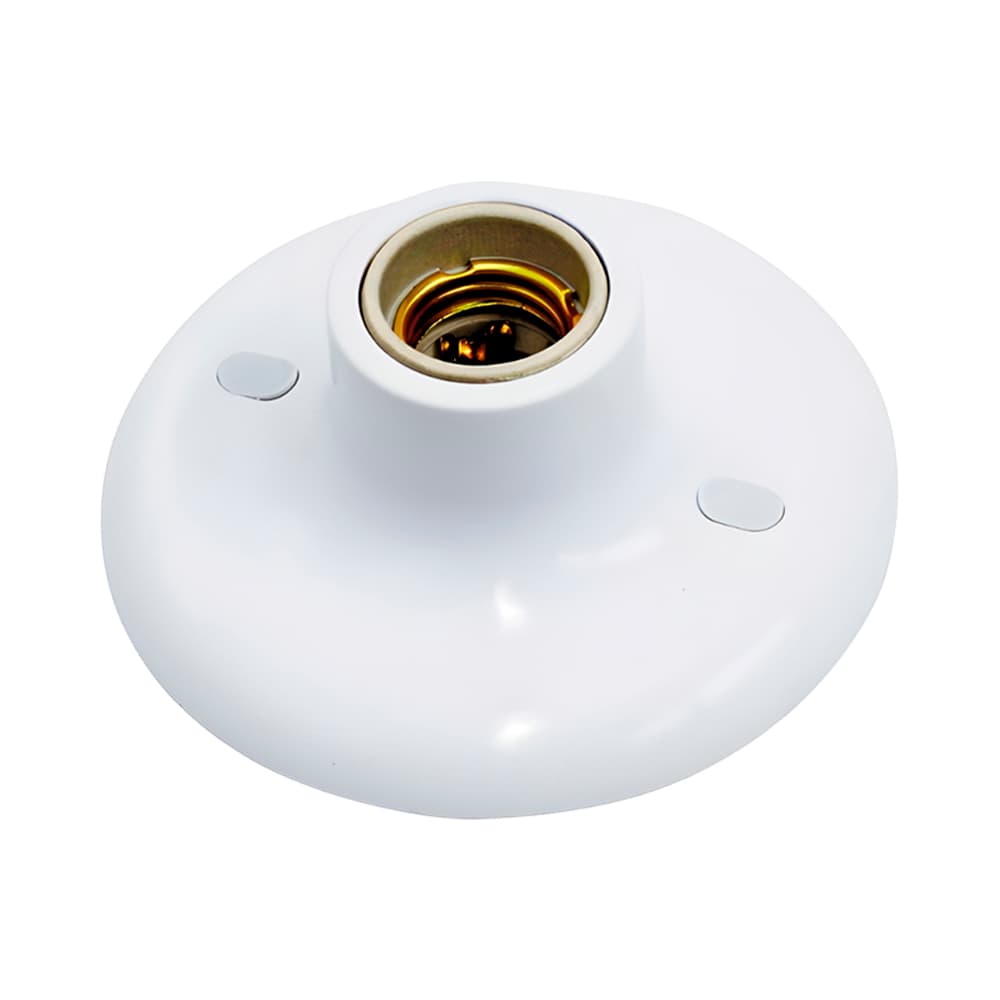 Anúncio: PORTA FOCO TASCHIBRA 053611 E27 100W 13.8X5CM BLANCO