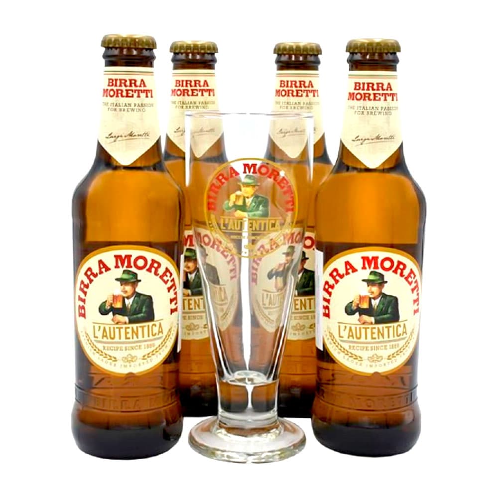 Anúncio: PACK DE CERVEZA BIRRA MORETTI 4 x 300ML + VASO