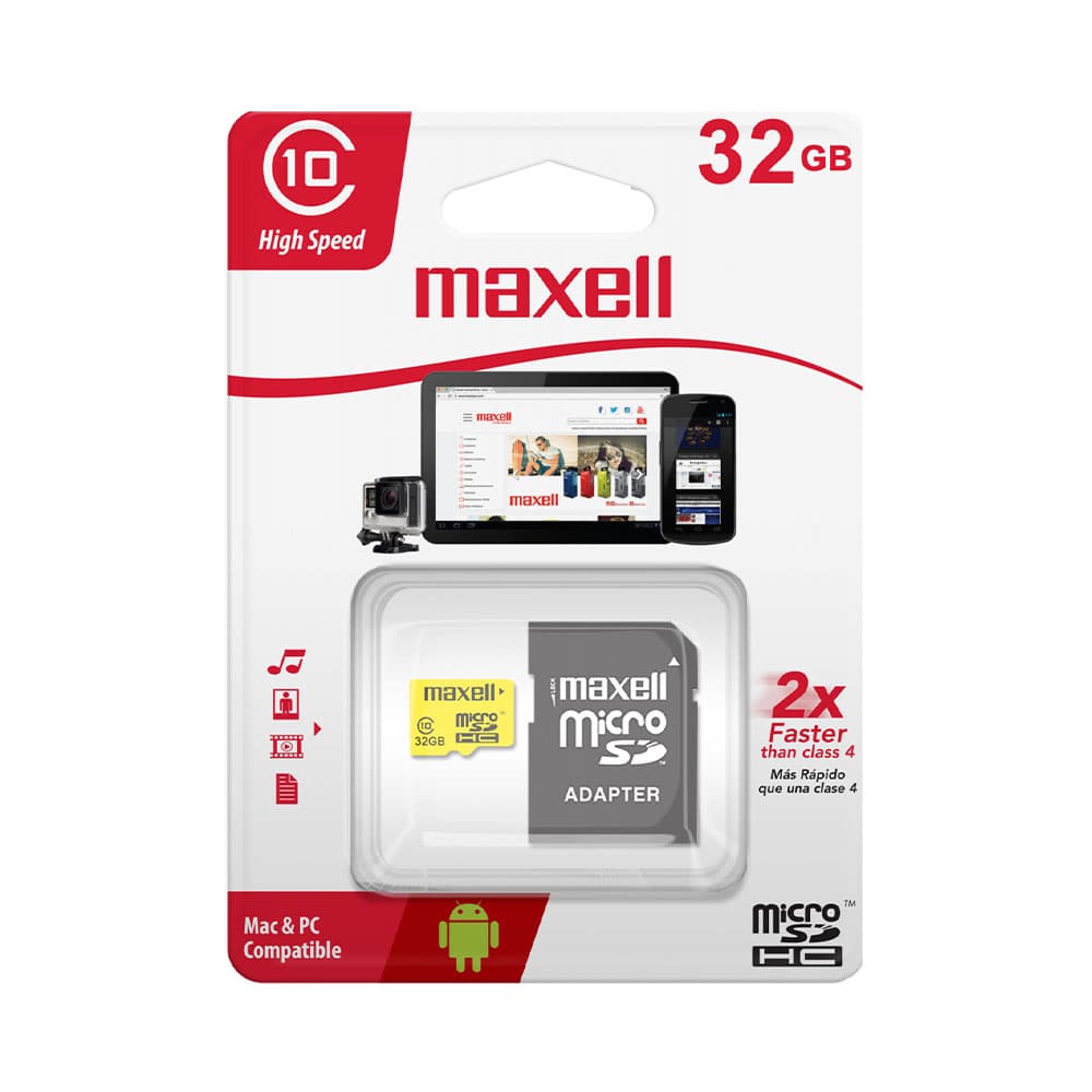 Anúncio: MEMORIA MICRO SD MAXELL 32GB 90 MB/S