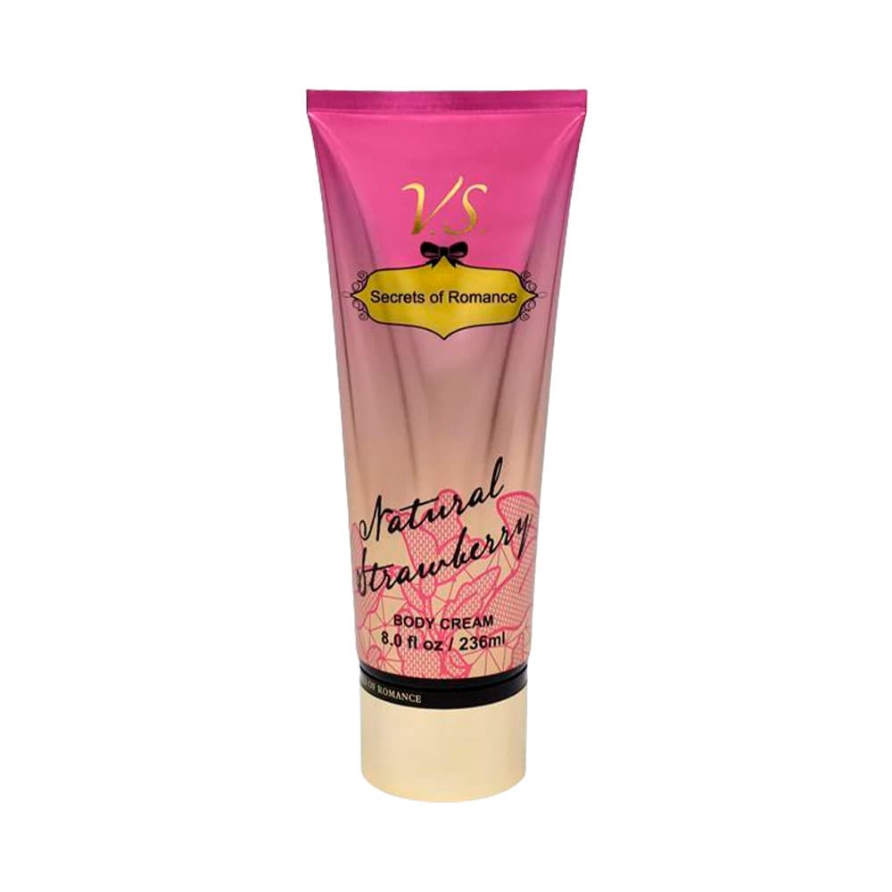 Anúncio: LOCIÓN CORPORAL VS SECRETS OF ROMANCE NATURAL STRAWBERRY 236ML