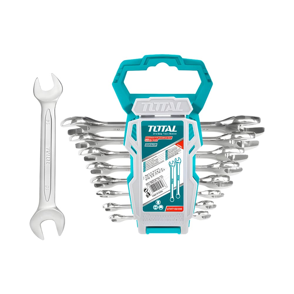Anúncio: KIT DE LLAVE DE BOCA FIJA TOTAL THT102386 6-22MM 8 PIEZAS