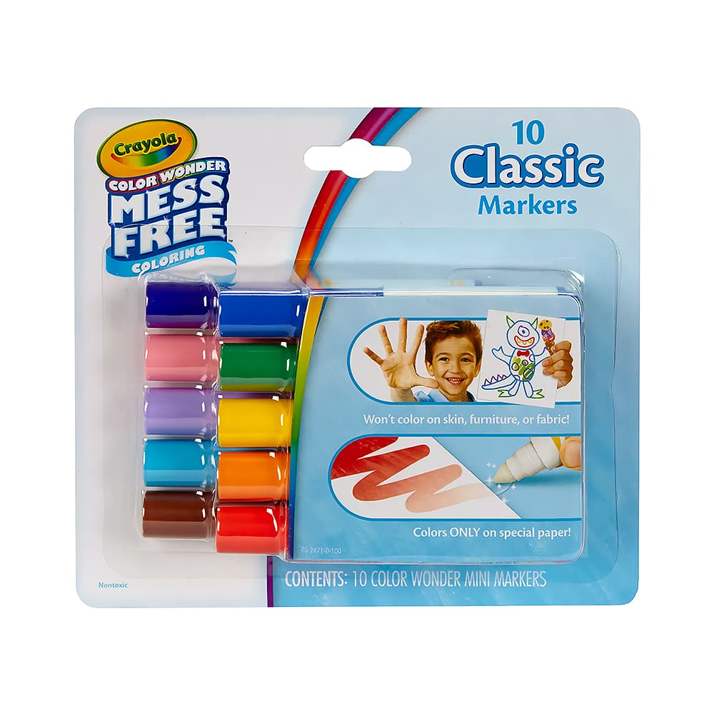 Anúncio: MARCADOR CRAYOLA COLOR WONDER 75-2471 10 UNIDADES