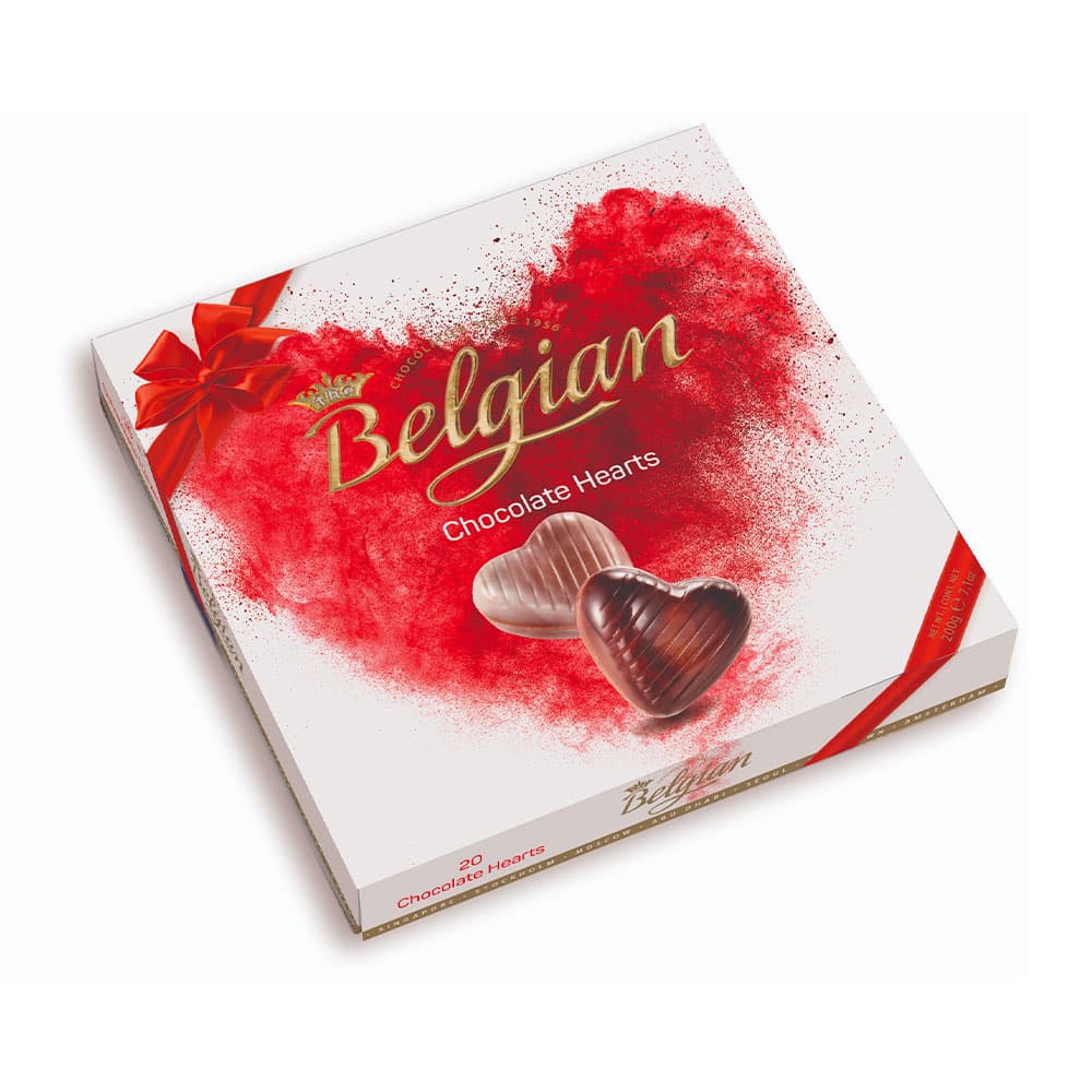 Anúncio: CHOCOLATE THE BELGIAN HEARTS 200GR