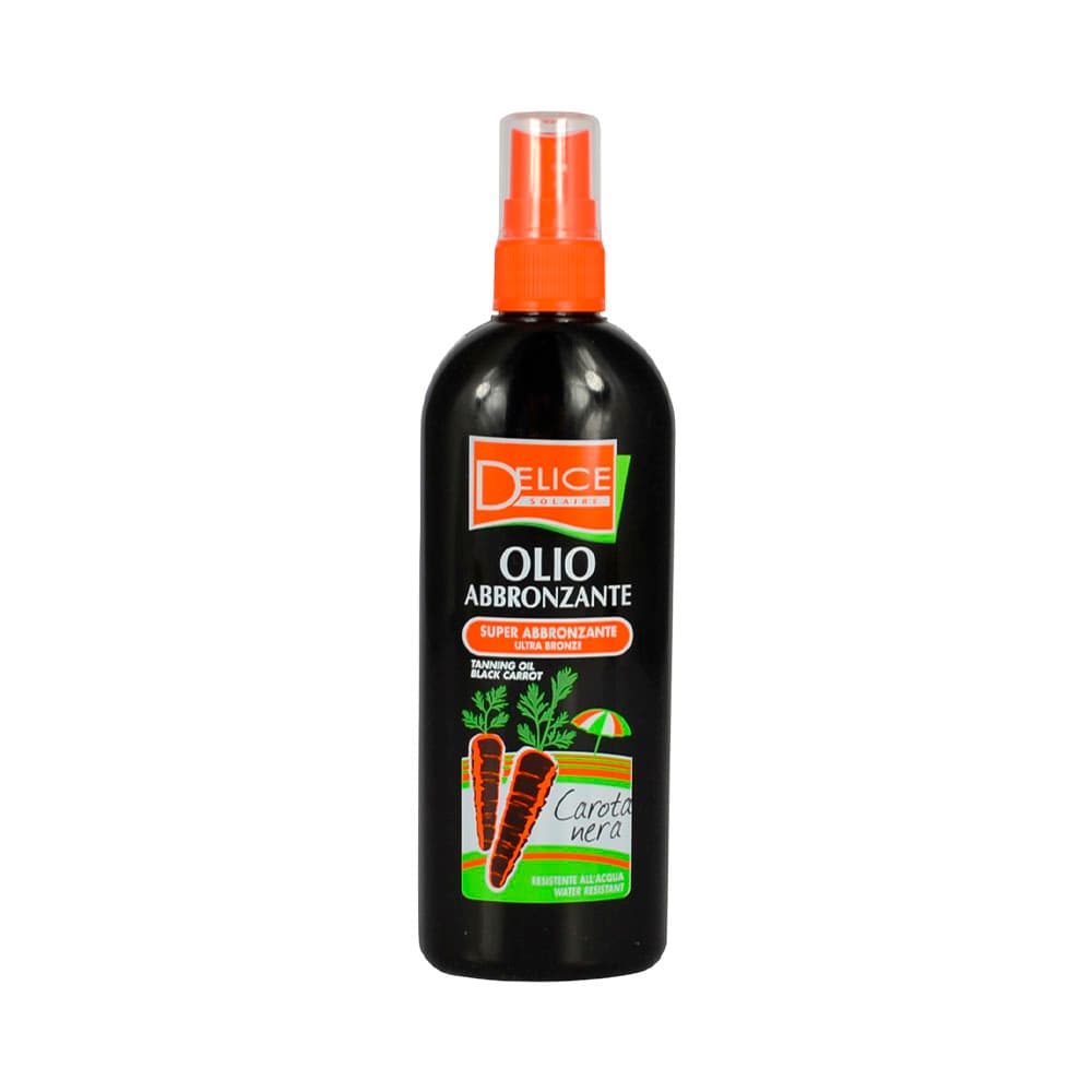 Anúncio: ACEITE BRONCEADOR DELICE SOLAIRE OLIO ABBRONZANTE CAROTA NERA 150ML