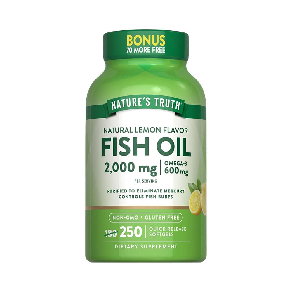 Anúncio: VITAMINA NATURE'S TRUTH FISH OIL 2000MG 250 CÁPSULAS